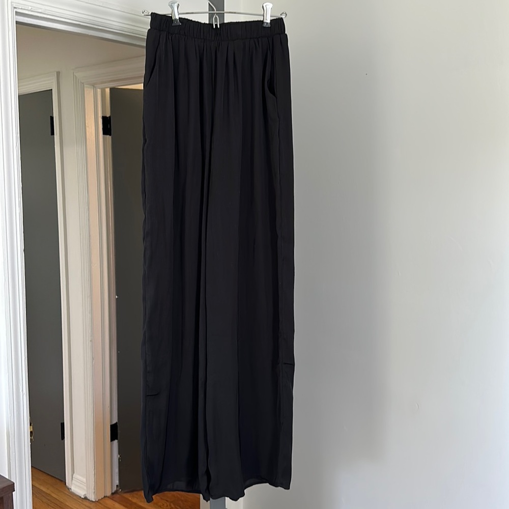 Wade Voss Wide Leg Silk Pants